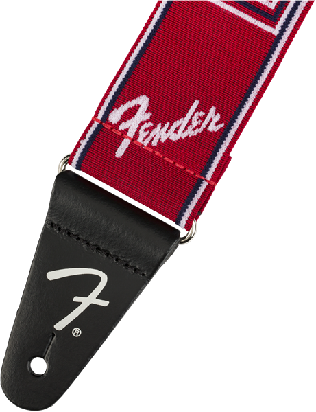 Fender Weighless Mono Strap R/W/B