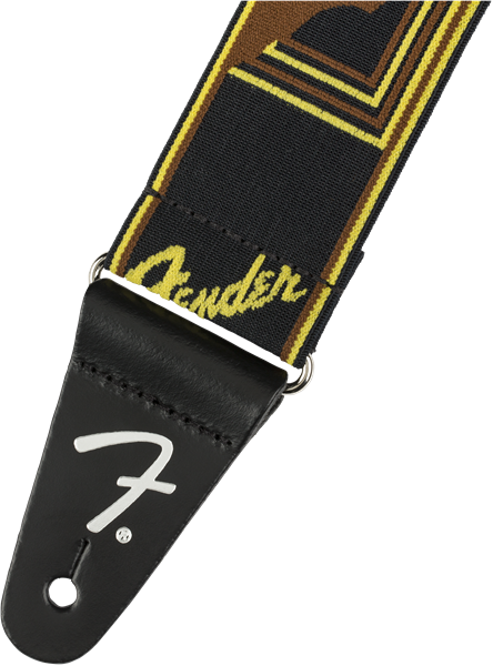 Fender Weighless Mono Strap B/Y/B