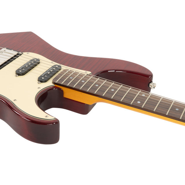 Yamaha PAC612VIIFMX Pacifica Electric Guitar - Fired Red