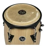 LP City Conga Set with Double Stand Natural Wood 10" and 11"