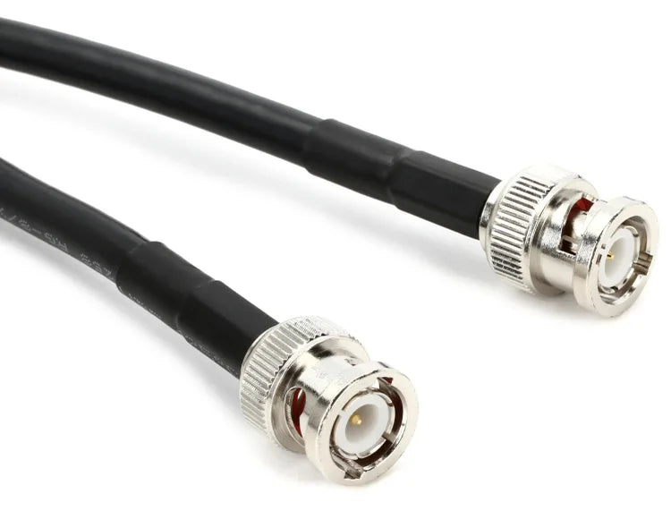 SHURE UA825 25' UHF Remote Antenna Extension Cable, BNC-BNC, RG8X/U Type