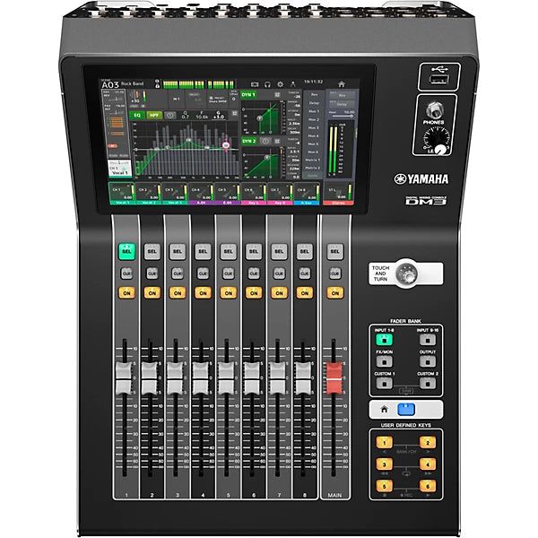 Yamaha DM3-D Pro 22 Channel Ultra-compact Digital Mixer with Dante