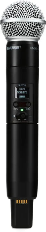 Shure SLXD2/SM58 Wireless Handheld Microphone Transmitter - J52 Band