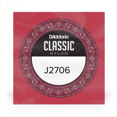 D'Addario J2706 Classic Nylon Normal Tension, 6th Single E .043