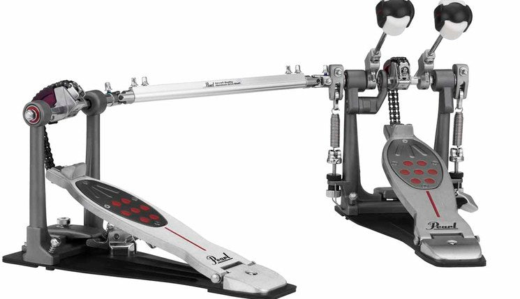 Pearl Eliminator Redline Chain Drive Double Pedal w/ Case