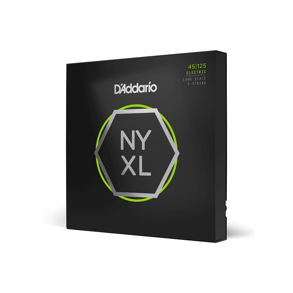 D'Addario NYXL45125 Long Scale 5-String Bass Strings