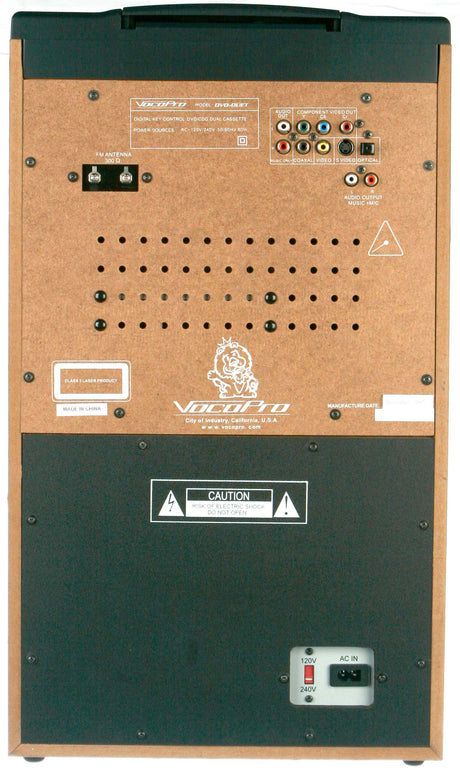 VocoPro DVD-DUET 80W Semi-Pro Multi-Format Vocal System