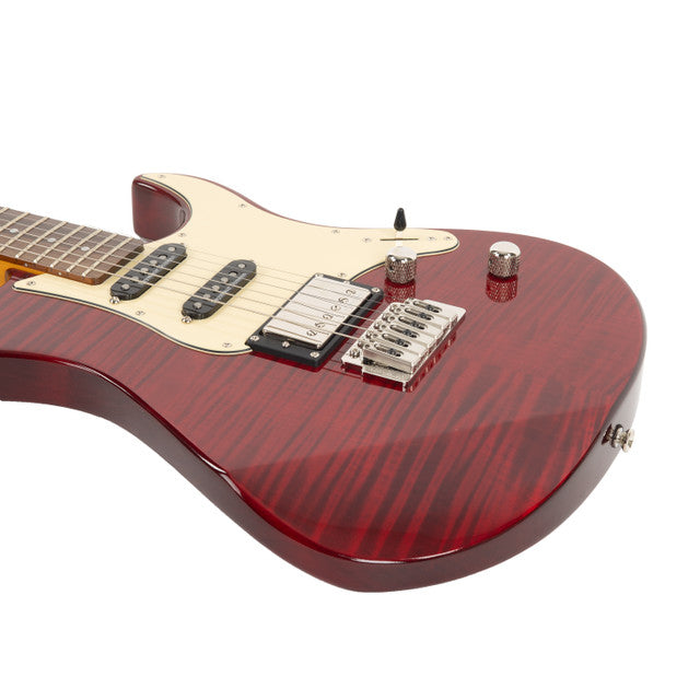Yamaha PAC612VIIFMX Pacifica Electric Guitar - Fired Red