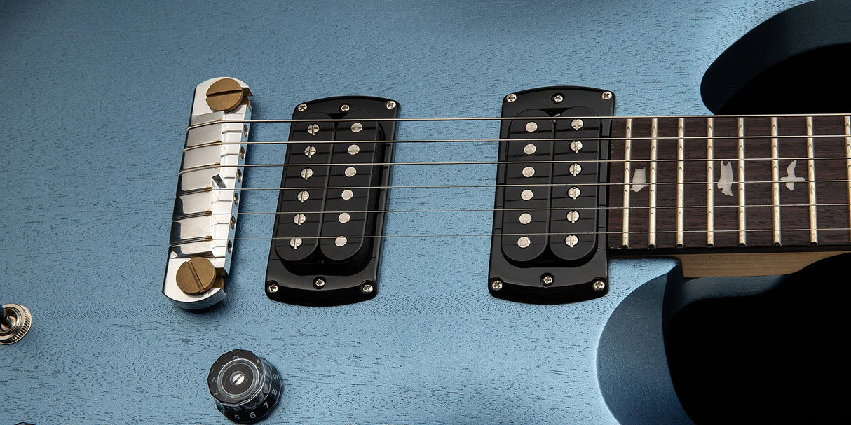 PRS SE Ce24 Standard Stoptail Satin - Ice Blue Metallic