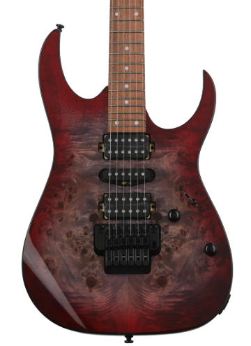 Ibanez RG470PB Electric Guitar - Red Eclipse Burst