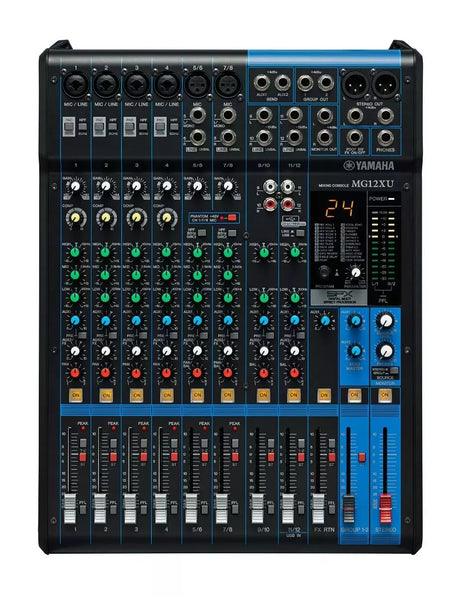Yamaha MG12XU 12-Input Mixer with Built-In FX and 2-In/2-Out USB Interface