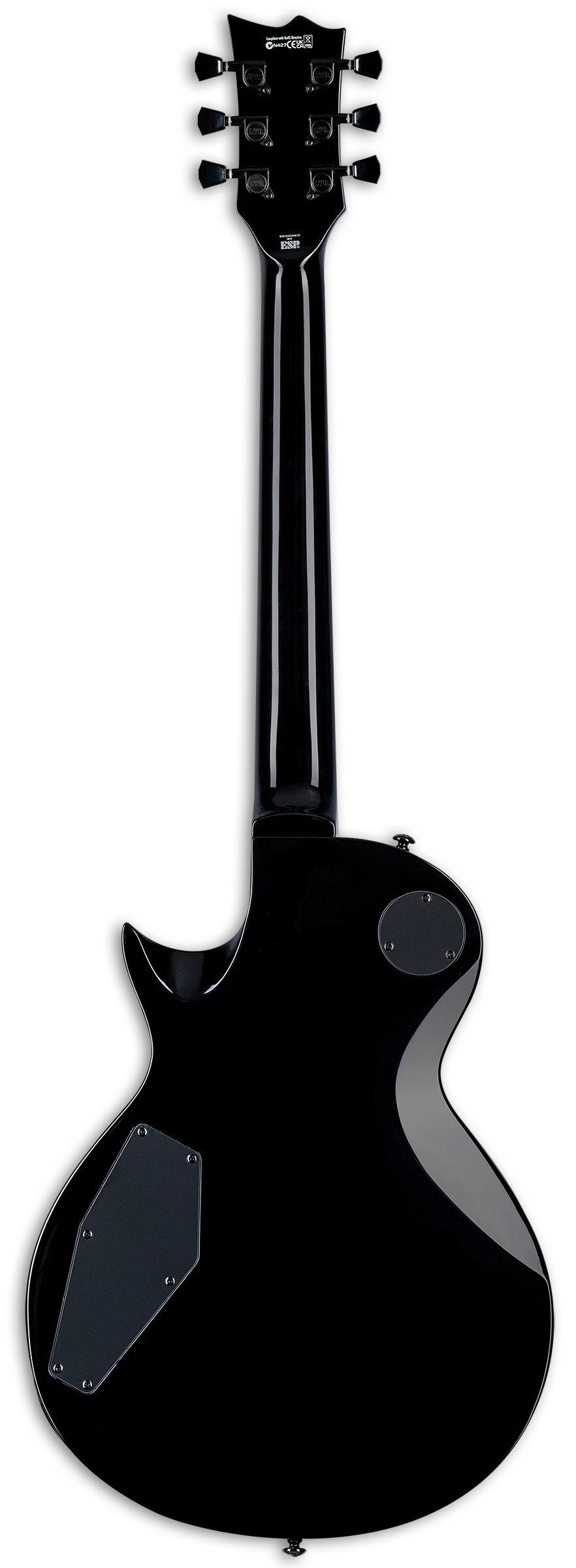 LTD EC-256QM See Thru Black Cherry Sunburst