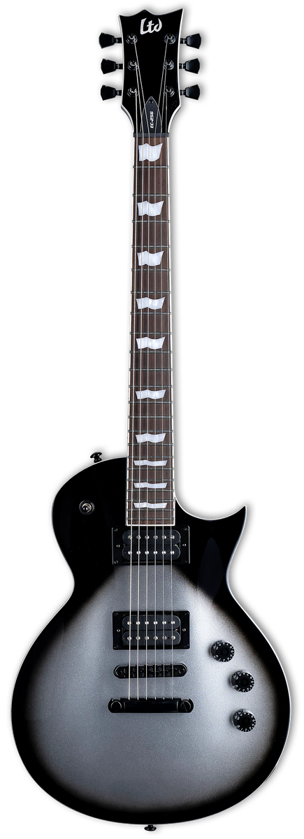 LTD EC-256 Silver Sunburst Teardrop – Skip's Music