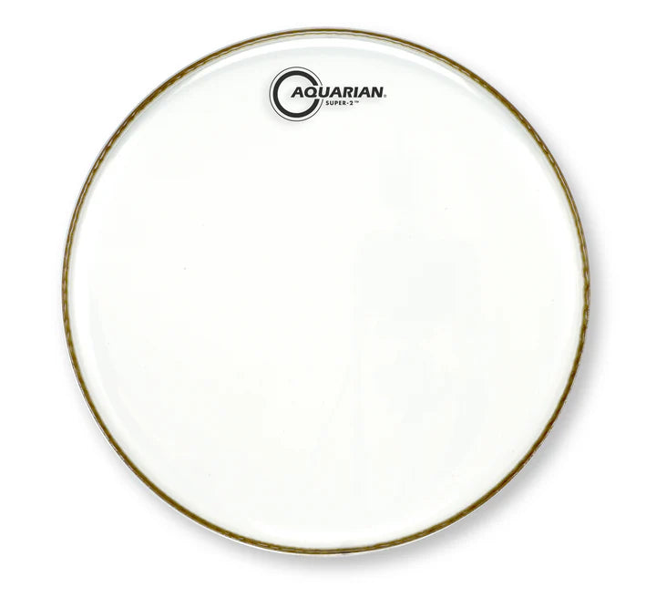 Aquarian 14" Super-2 Clear 5/7 Double Ply Drumhead