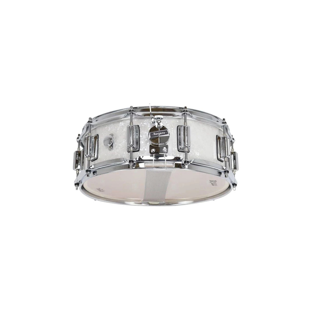 Rogers SuperTen Wood Shell Snare Drum 6.5"x14" - White Marine Pearl
