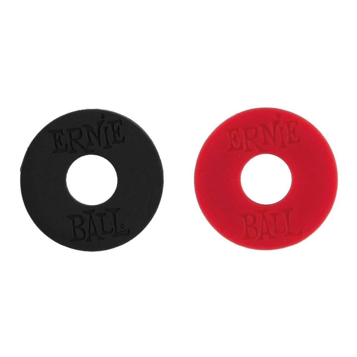 Ernie Ball Strap Blocks - Red and Black - 4 Pack