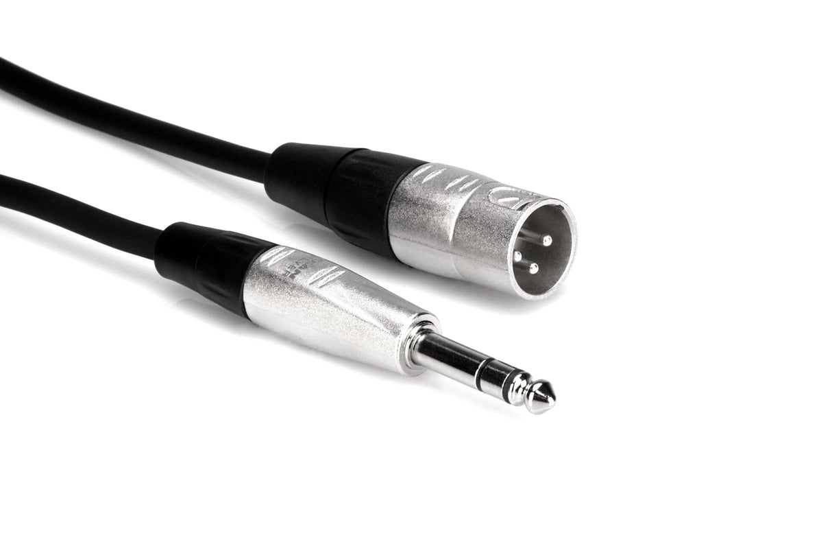 Hosa HSX-010 Pro Balanced Interconnect, REAN 1/4 in TRS to XLR3M, 10 ft