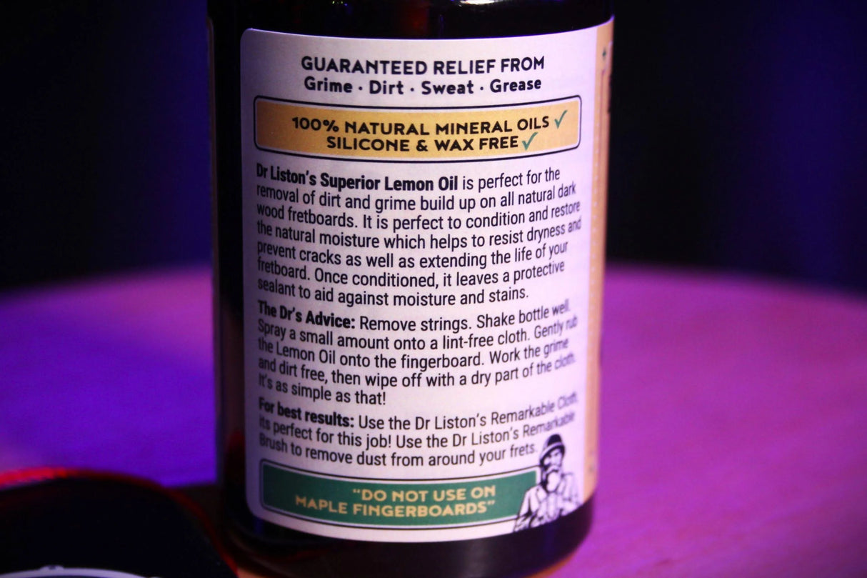 Dr. Liston's Superior Lemon Oil 100mL