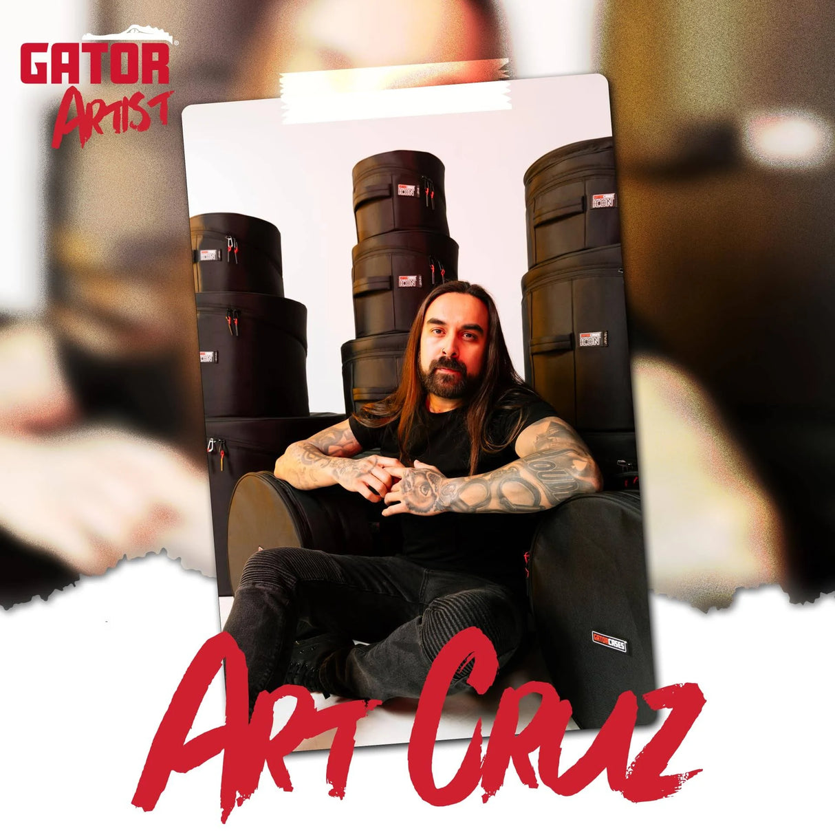 Gator Icon Snare/Tom Bag; 13″ x 7″