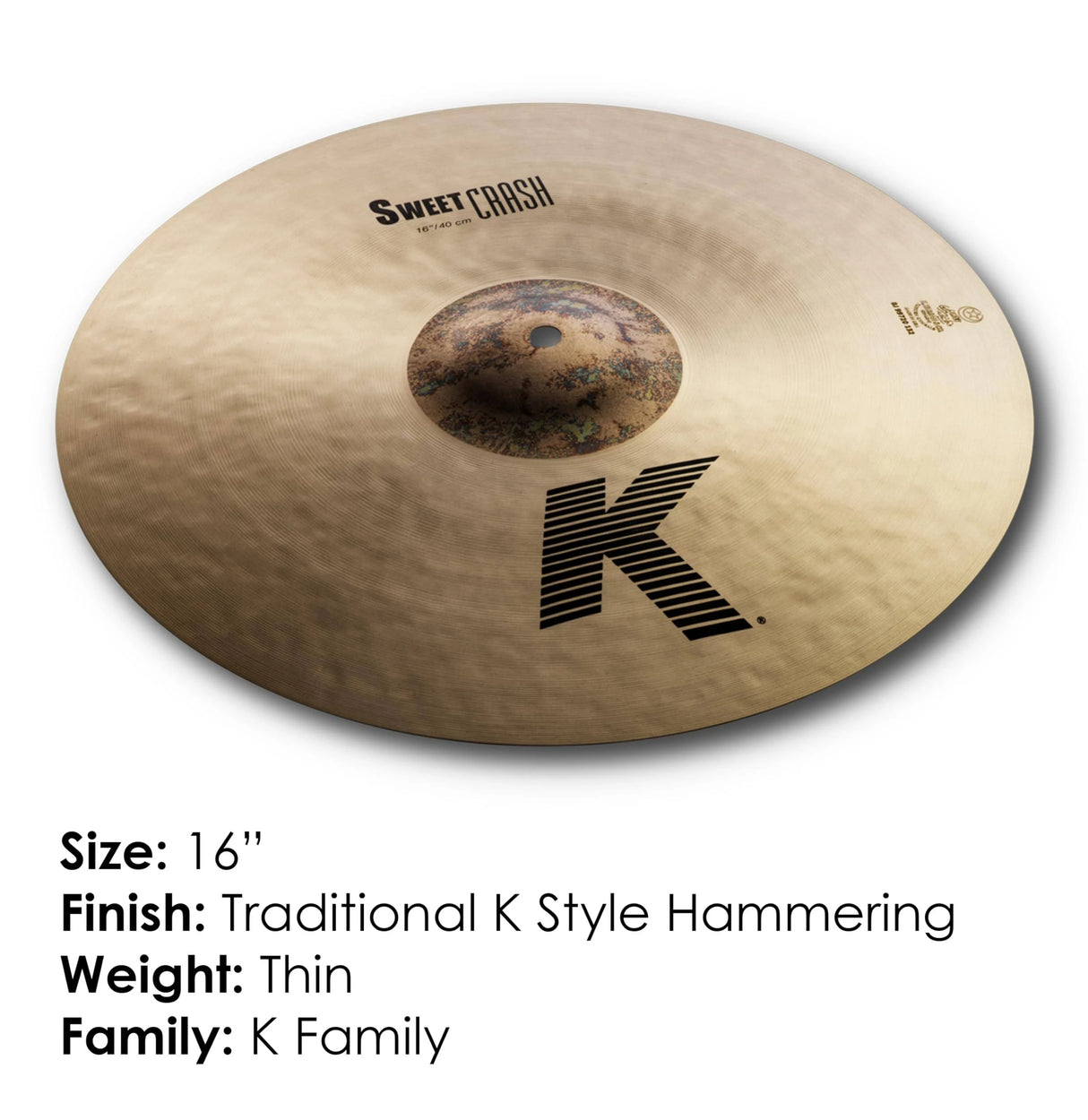 Zildjian K Sweet Crash 17"