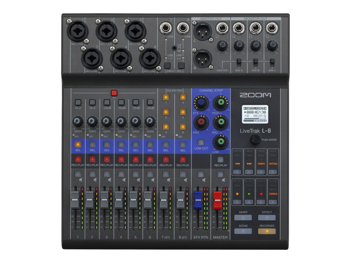 Zoom LiveTrak L-6 digital mixer/recorder