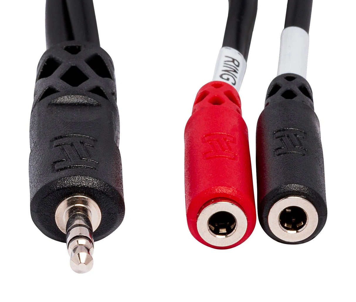 Hosa YMM-261 Stereo Breakout, 3.5 mm TRS to Dual 3.5 mm TSF