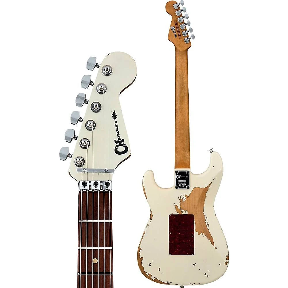 Charvel Super-Stock San Dimas Style 1 HH FR RW Electric Guitar Aged Arctic