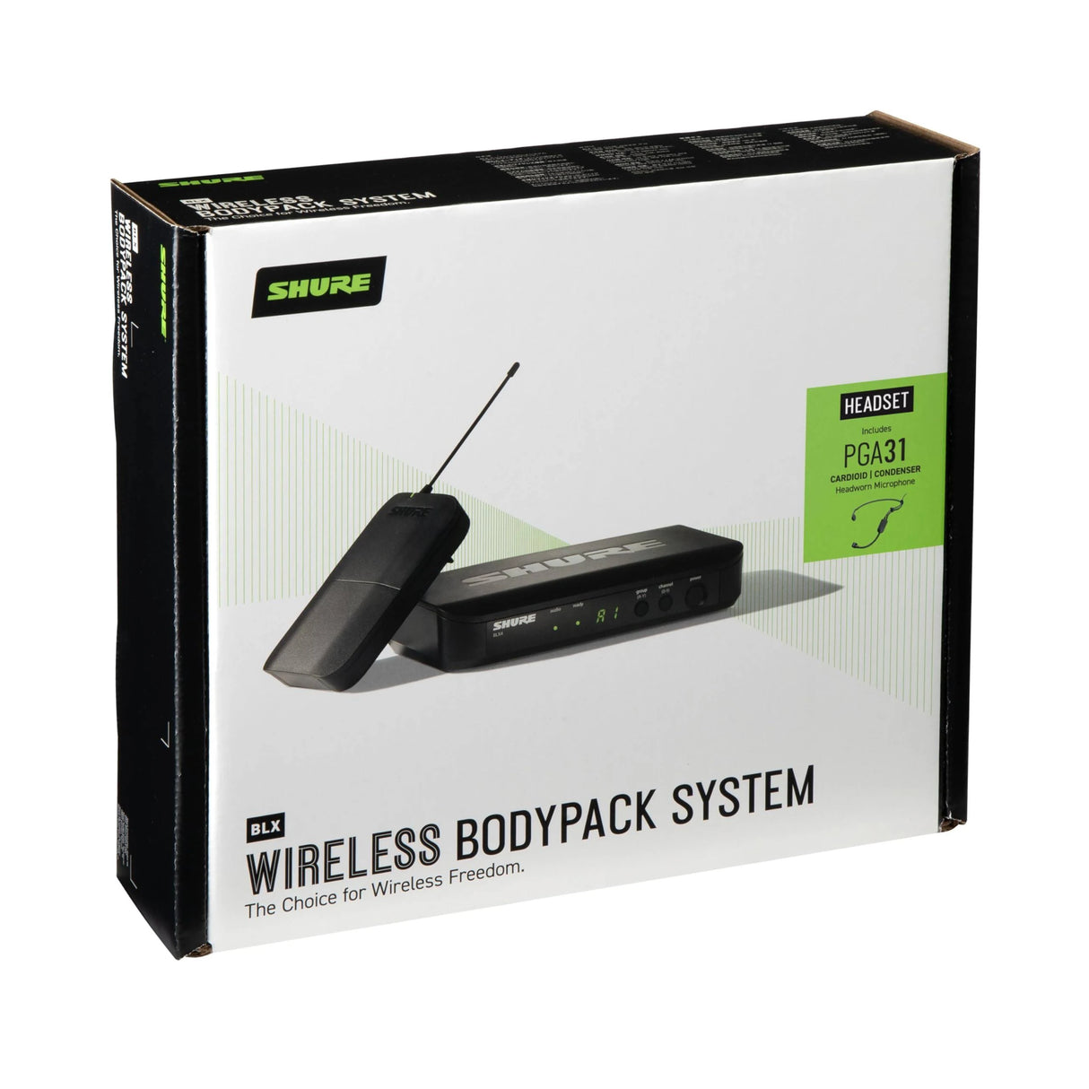 Shure BLX14/SM31 Wireless Headworn Microphone System - H9 Band