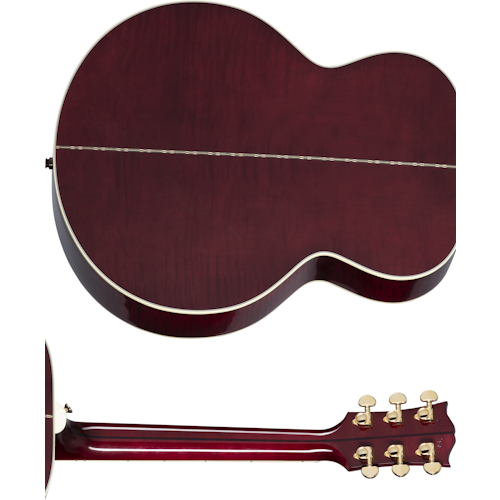 Gibson Acoustic SJ-200 Standard Maple Acoustic Guitar - Wine Red