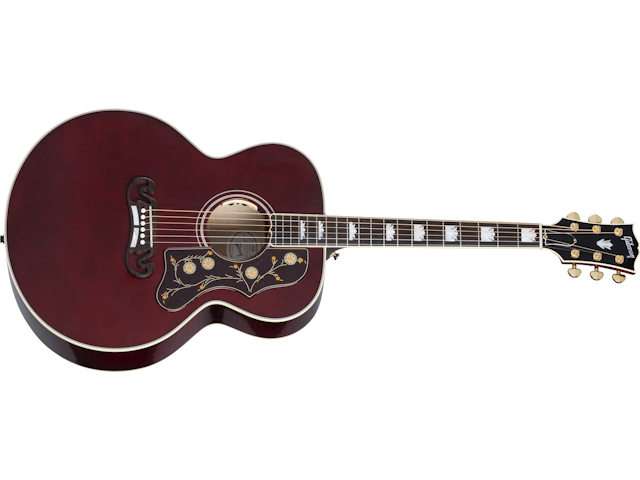 Gibson Acoustic SJ-200 Standard Maple Acoustic Guitar - Wine Red