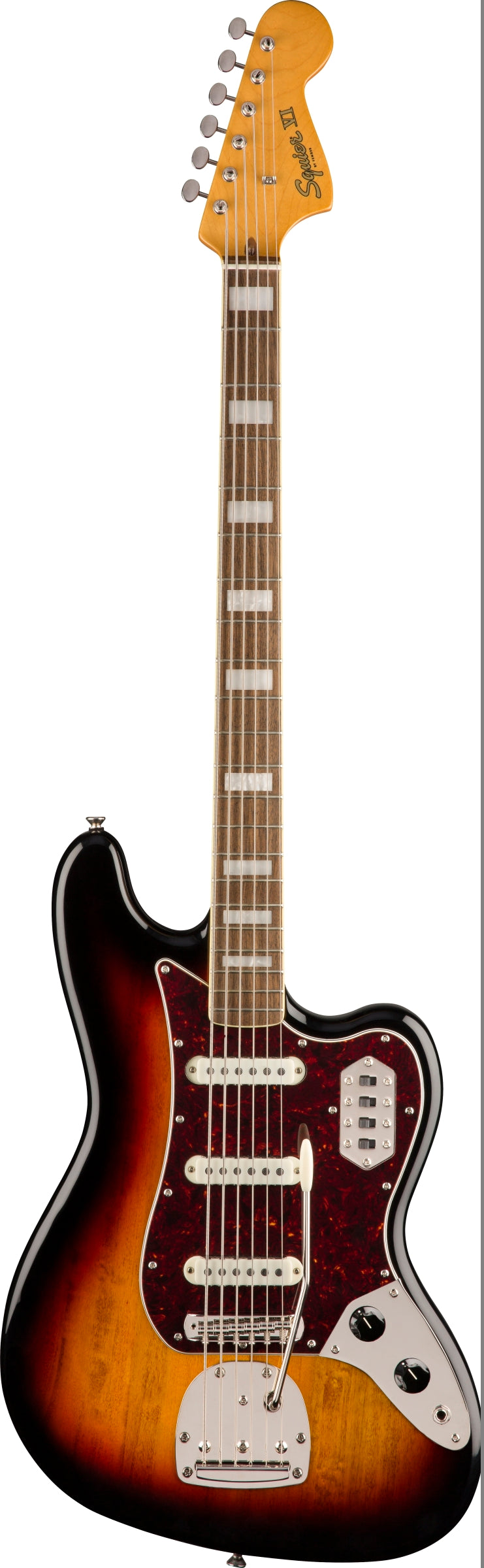 Squier Classic Vibe Bass VI, Laurel Fingerboard - 3 Tone Sunburst
