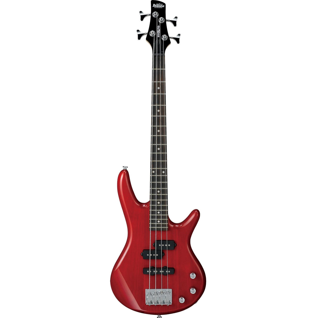 Ibanez GSRM20 Gio Mikro Electric Bass, Transparent Red