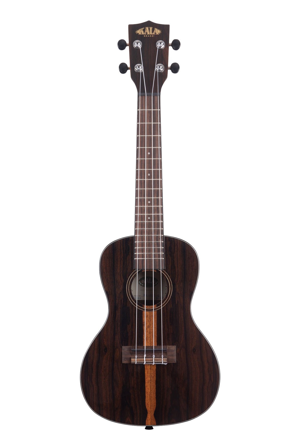 Kala KA-ZCT-C Ziricote Concert Ukulele, Natural Ziricote Gloss
