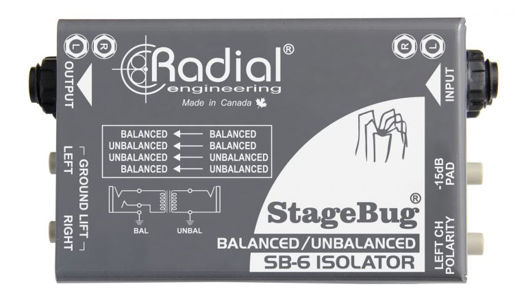 Radial StageBug SB-6 Stereo Isolator