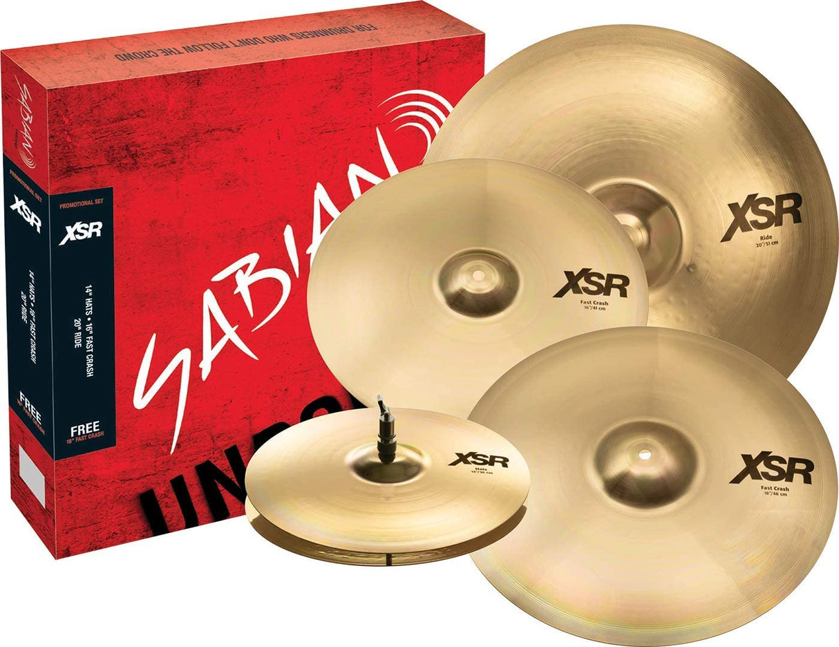 Sabian XSR Performance Set Plus 14"/16"/18"/20