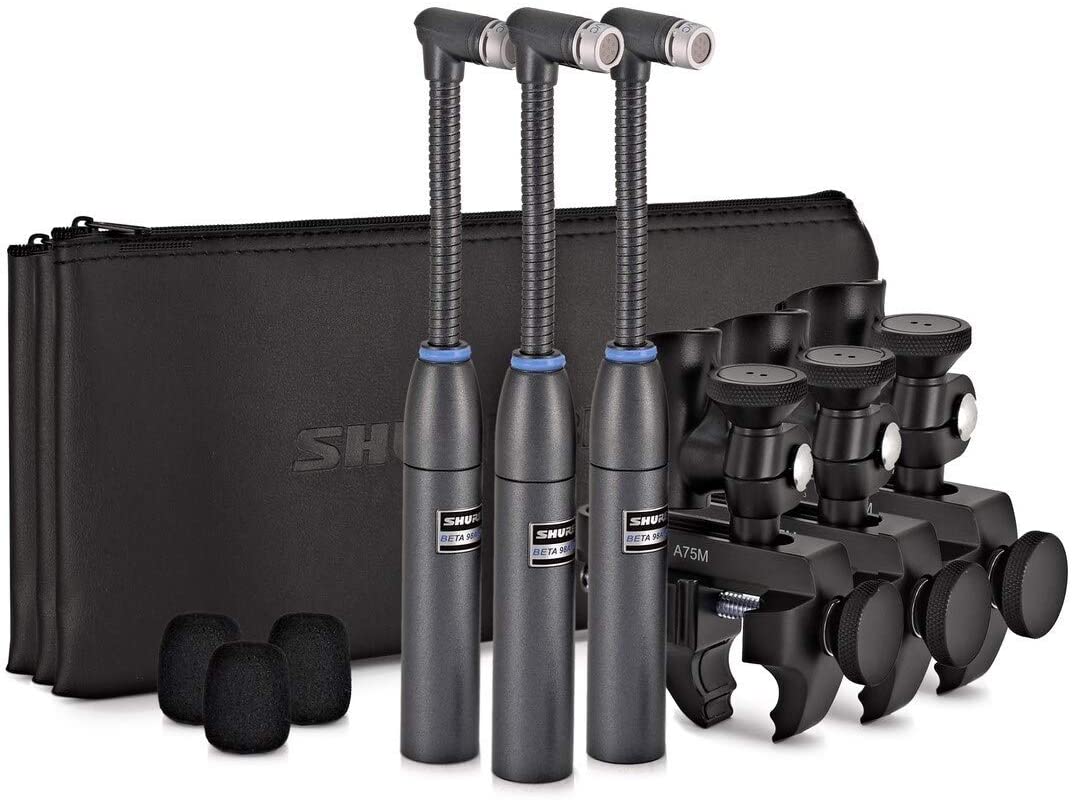 Shure Beta 98AMP/C Cardioid Condenser Instrument Microphone 3-Pack