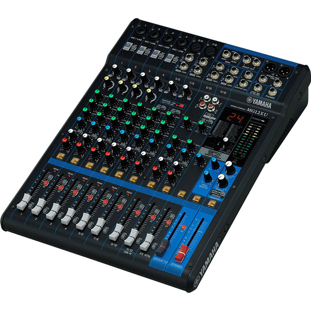 Yamaha MG12XU 12-Input Mixer with Built-In FX and 2-In/2-Out USB Interface