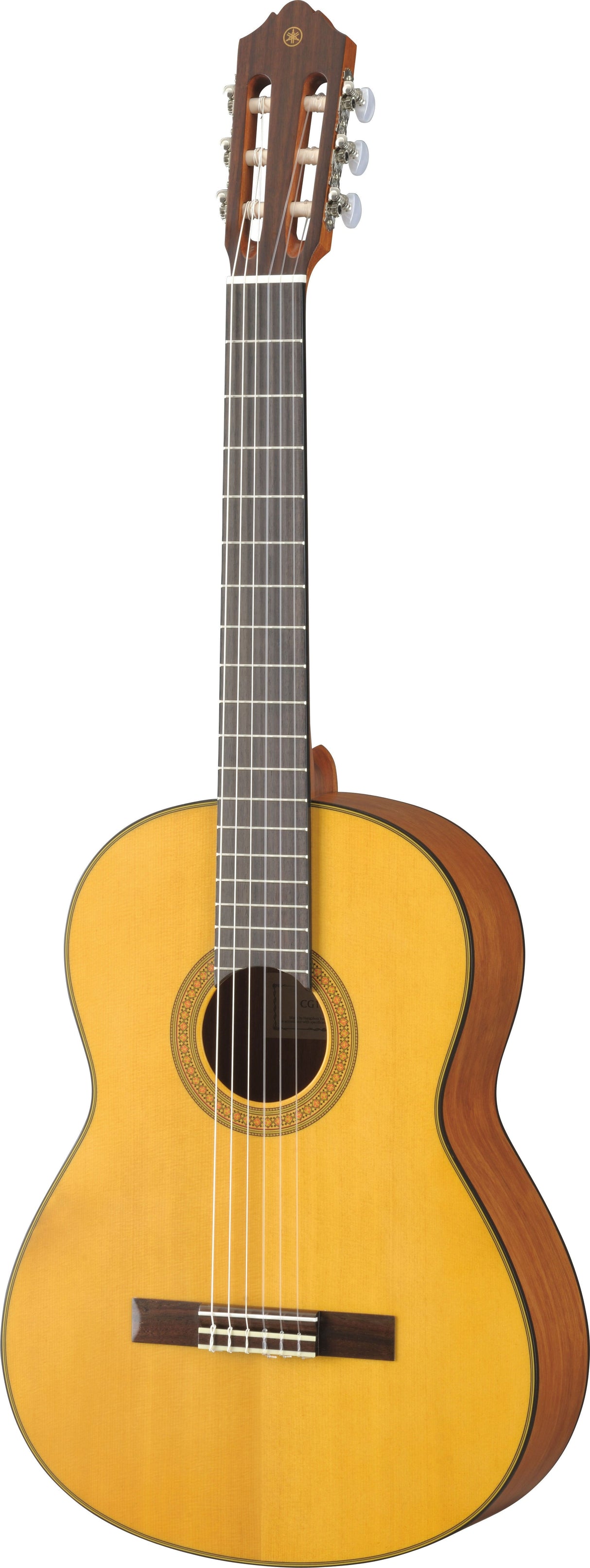 Yamaha CG122MSH Solid Spruce Top Classical Guitar, Natural