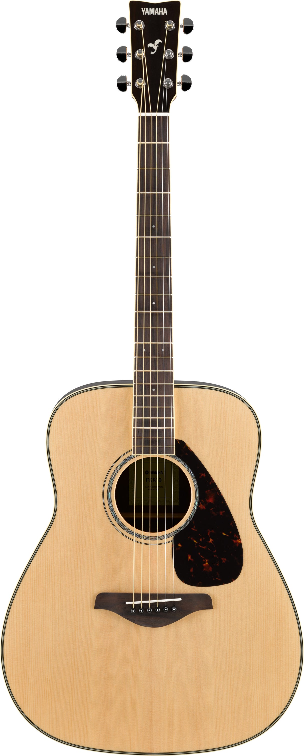 Yamaha FG830 Solid Top Dreadnought Acoustic Guitar - Natural