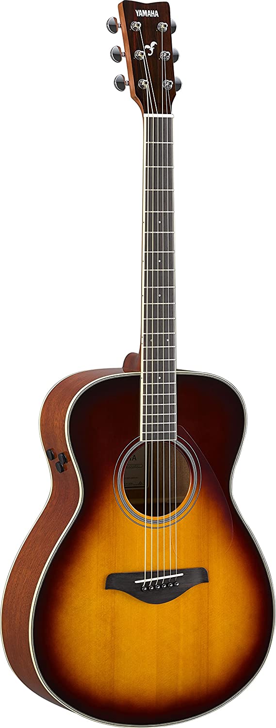 Yamaha FS-TA TransAcoustic Concert Body Acoustic-Electric, Brown Sunburst