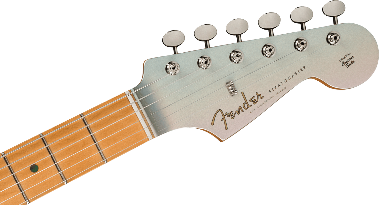 Fender H.E.R. Stratocaster Electric Guitar - Chrome Glow