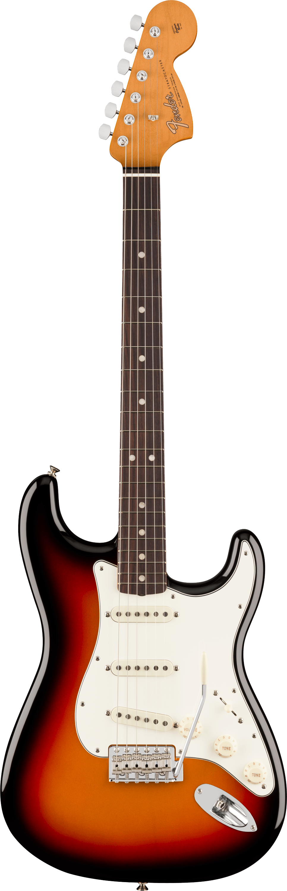 Fender Vintera® III Late '60s Stratocaster®, Rosewood Fingerboard, 3-Color Sunburst w/ bag