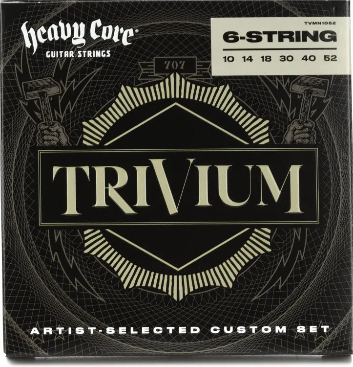 Dunlop TVMN1052 Heavy Core Trivium Electric Guitar Strings - .010-.052