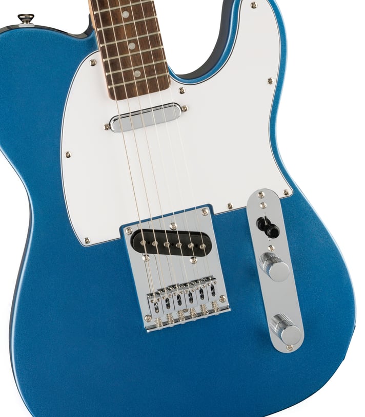 Squier Affinity Seriesª Telecaster¨, Laurel Fingerboard, White Pickguard, Lake Placid Blue