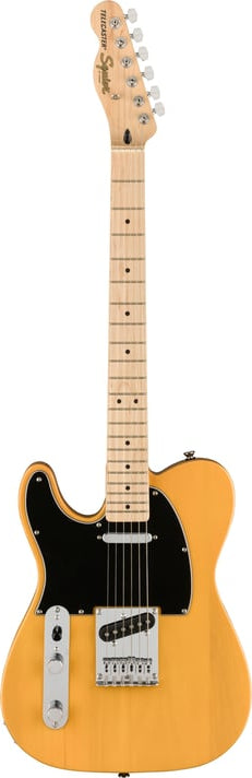 Fender Squier Affinity Series Telecaster, Left Handed MFB - Butterscotch Blonde