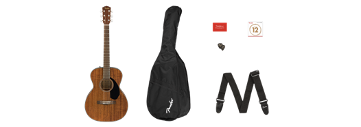 Fender CC-60S Concert Pack V2, All-Mahogany