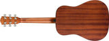 Fender FA-15 3/4 Scale Steel with Gig Bag, Walnut Fingerboard, Blue