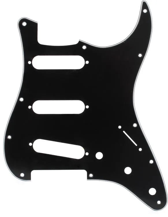 Fender 11-Hole Modern-Style Stratocaster S/S/S pickguard-B/W/B