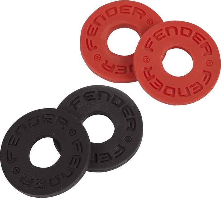 Fender Strap Blocks - Black and Red