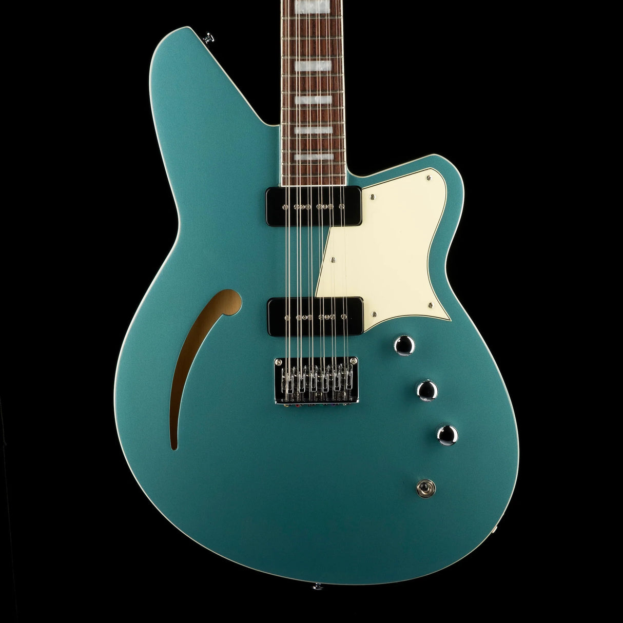 Reverend Airwave 12-string Semi-hollow Electric Guitar - Deep Sea Blue
